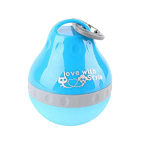 아리코 DrMini 고양이 & 강아지 실리콘 겔 호리 물병 200ml, 블루, 1개