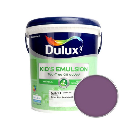 듀럭스 키즈에멀전 무광 페인트 3L, Purple Boutique