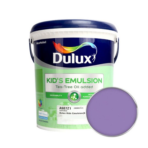 듀럭스 키즈에멀전 무광 페인트 3L, Purple Passion