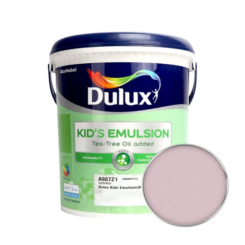 듀럭스 키즈에멀전 무광 페인트 3L, Rose Bouquet