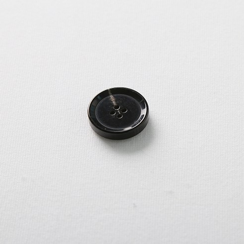 HR빅버튼 덴마크 단추 23mm, 블랙, 12개입