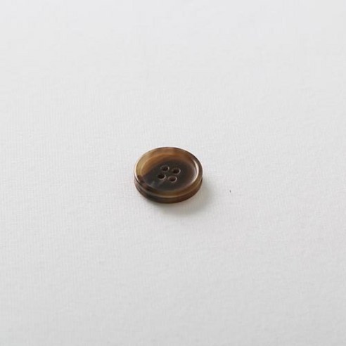 HR빅버튼 랭킹 단추 21mm, 브라운, 12개