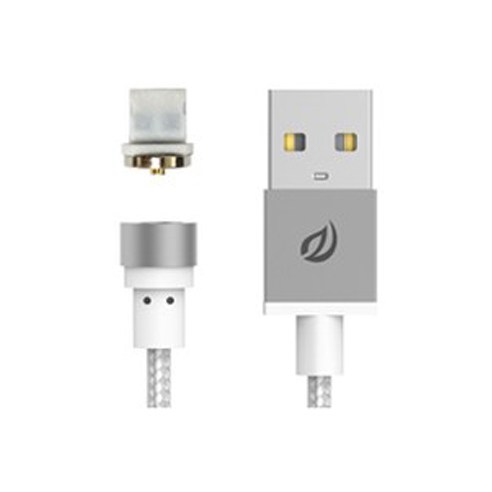 WSKEN X-CABLE 자석 충전 케이블, ROUND 애플(실버)