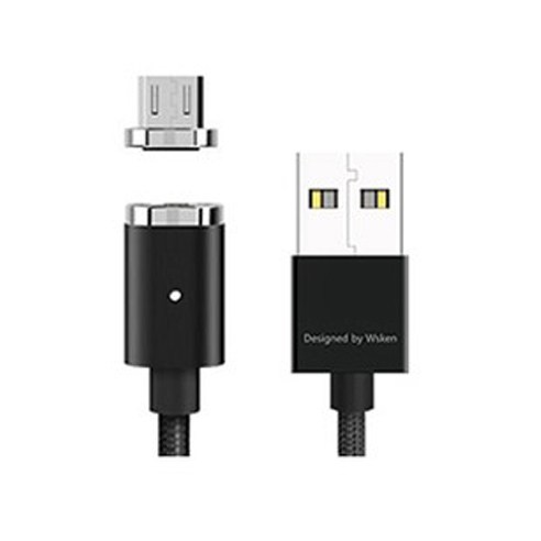 WSKEN X-CABLE 자석 충전 케이블, MINI2 안드로이드(블랙)