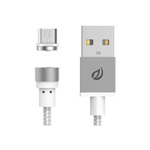 WSKEN X-CABLE 자석 충전 케이블, ROUND 안드로이드(실버)