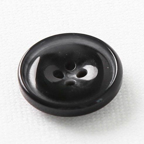 HR빅버튼 아스날 단추 18mm, 블랙, 4개입
