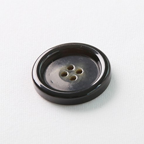 HR빅버튼 보스턴봉 단추 35mm, 블랙, 4개입