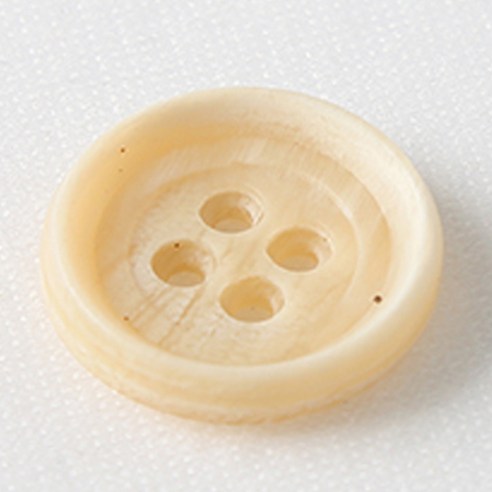 HR빅버튼 투어 단추 21mm, 베이지, 4개입