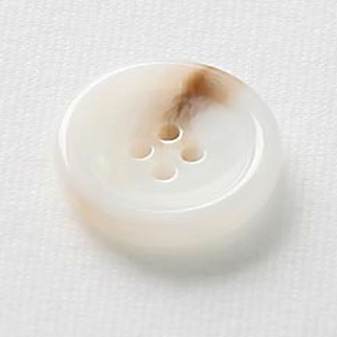 HR빅버튼 세븐틴 단추 21mm, 화이트, 12개입