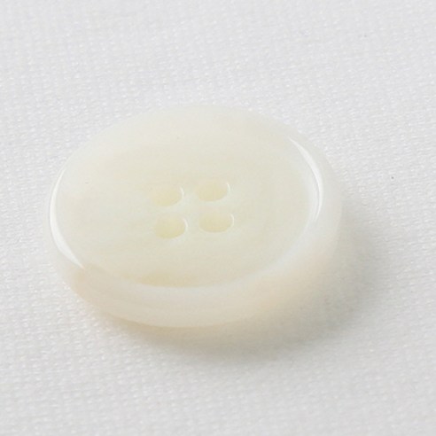 HR빅버튼 이프 단추 25mm, 화이트, 4개입