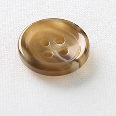 HR빅버튼 메신져 단추 21mm, 다크베이지, 12개입
