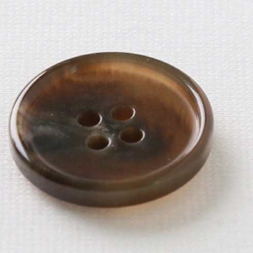 HR빅버튼 이프 단추 21mm, 브라운, 12개입