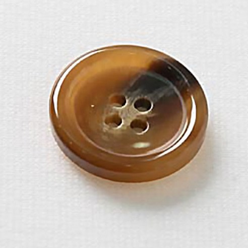 HR빅버튼 세븐틴 단추 21mm, 다크베이지, 4개입
