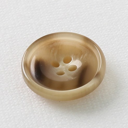 HR빅버튼 아스날 단추 18mm, 다크베이지, 4개입