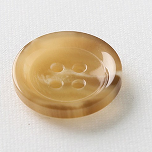 HR빅버튼 메신져 단추 25mm, 연베이지, 12개입
