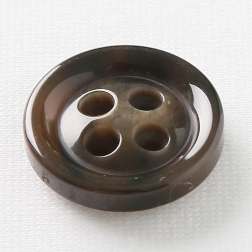 HR빅버튼 아우디 단추 23mm, 다크브라운, 12개