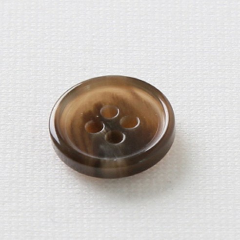HR빅버튼 이프 단추 18mm, 브라운, 12개입