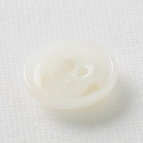 HR빅버튼 아스날 단추 15mm, 화이트, 4개입