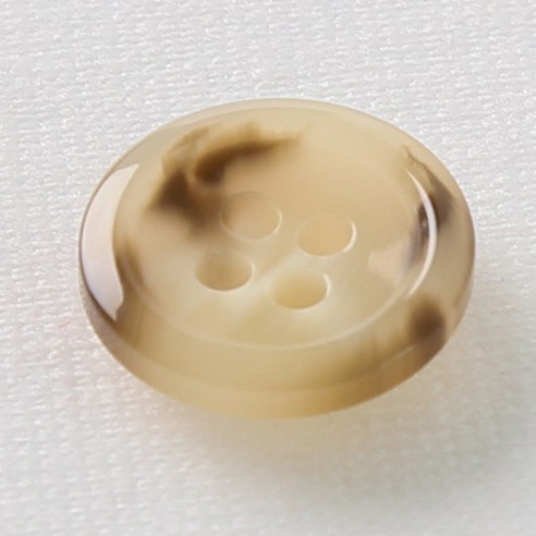 HR빅버튼 코트라 단추 18mm, 연베이지, 12개입