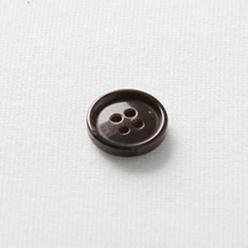 HR빅버튼 아이젠 단추 15mm, 다크브라운, 8개입