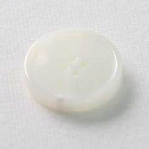 HR빅버튼 루킹 단추 23mm, 화이트, 12개