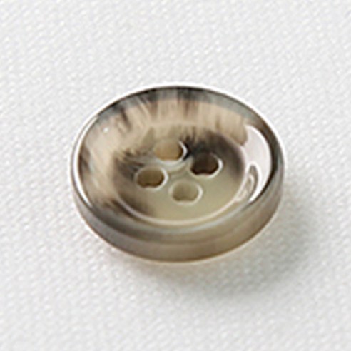 HR빅버튼 모던 단추 15mm, 연 그레이, 12개입