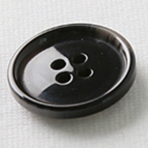HR빅버튼 마니 단추 21mm, 블랙, 8개입