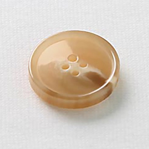 HR빅버튼 루킹 단추 23mm, 떼 베이지, 4개입