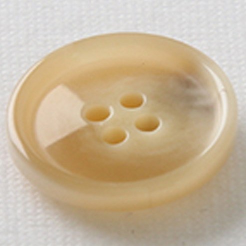 HR빅버튼 마니 단추 21mm, 다크베이지, 4개입