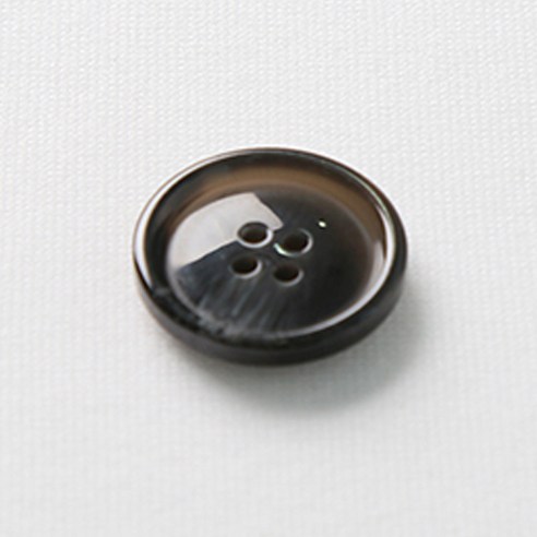 HR빅버튼 아이젠 단추 23mm, 블랙, 8개입