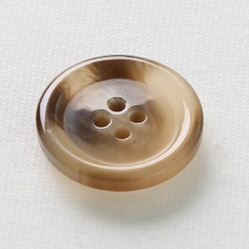 HR빅버튼 플러스 단추 18mm, 다크베이지, 4개입