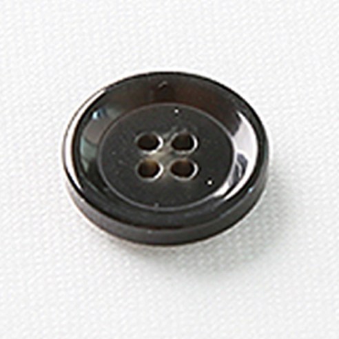 HR빅버튼 모던 단추 15mm, 블랙, 8개입