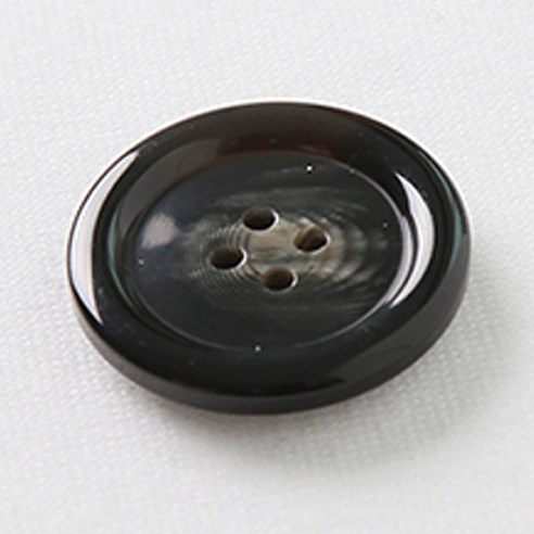 HR빅버튼 플러스 단추 25mm, 블랙, 12개입