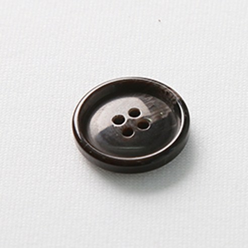 HR빅버튼 아이젠 단추 21mm, 다크브라운, 12개입