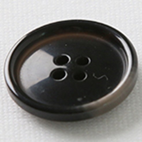 HR빅버튼 마니 단추 23mm, 블랙, 12개입