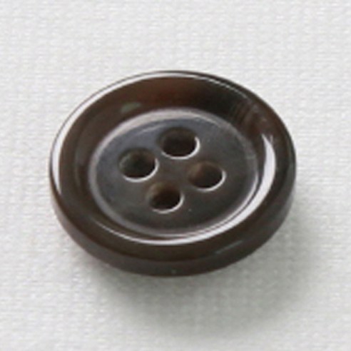 HR빅버튼 플러스 단추 15mm, 다크브라운, 12개입