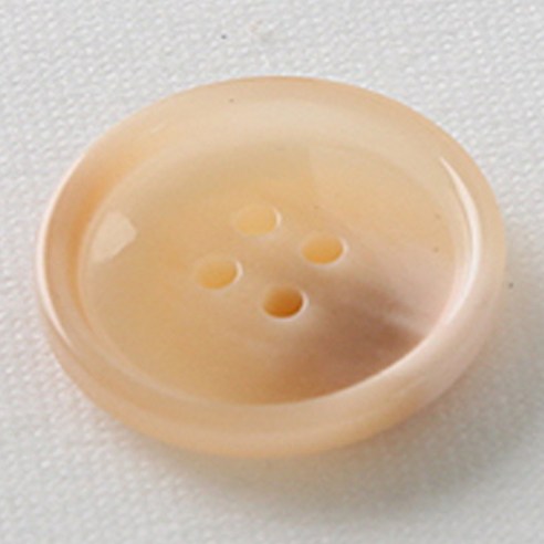 HR빅버튼 마니 단추 25mm, 살구, 4개