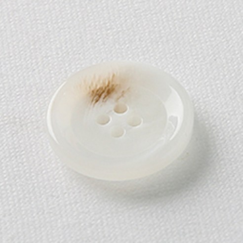 HR빅버튼 모던 단추 23mm, 화이트, 4개입