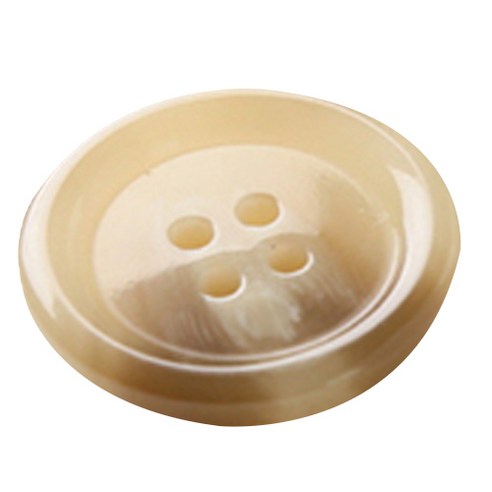 HR빅버튼 플러스 단추 25mm, 라이트베이지, 12개입