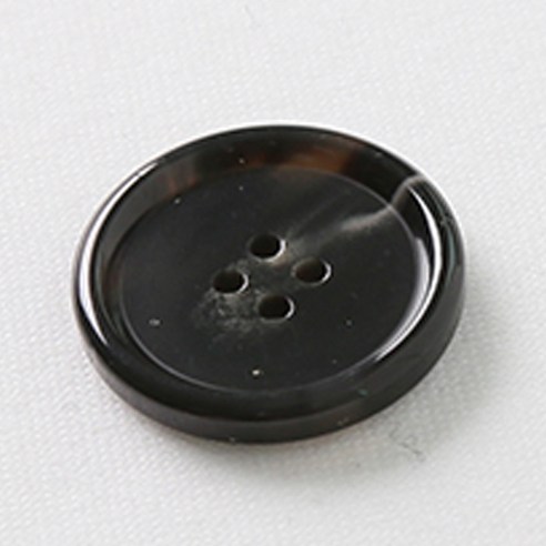 HR빅버튼 MD 단추 28mm, 블랙, 12개입