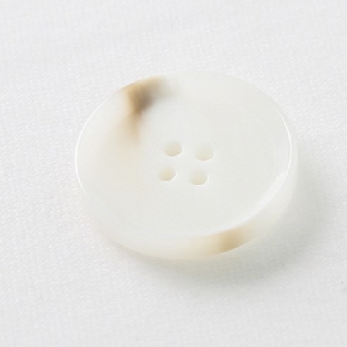 HR빅버튼 플레코 단추 28mm, 화이트, 4개입