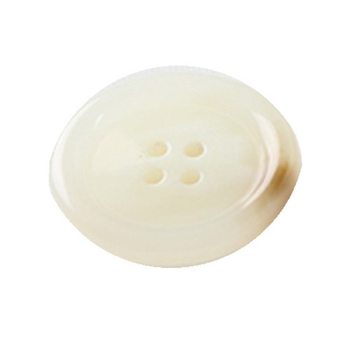 HR빅버튼 플러스 단추 25mm, 화이트, 8개입
