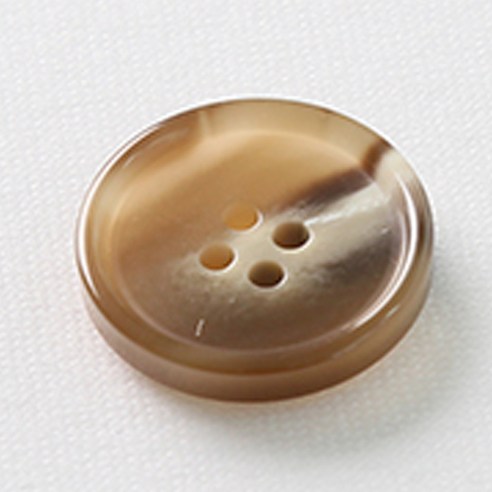 HR빅버튼 포멀 단추 25mm, 베이지, 12개입