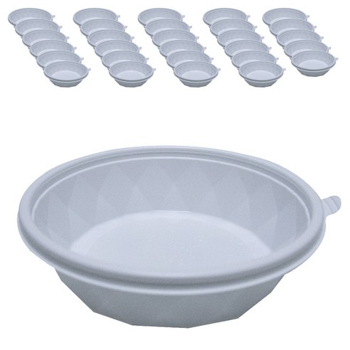 투고팩 GP 탕일회용용기 원형 소 1200ml 일회용용기, 1개입, 50개