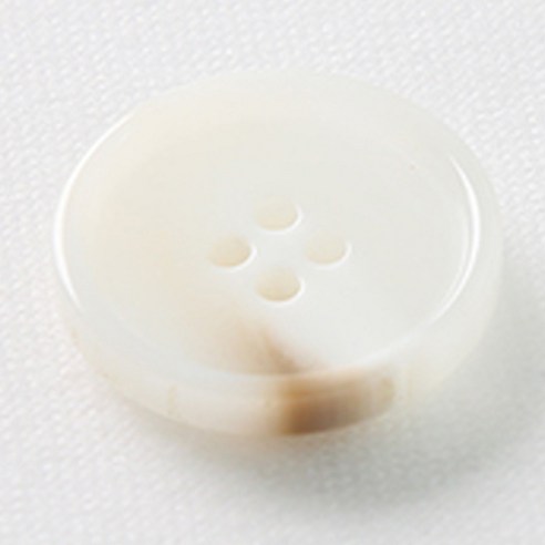HR빅버튼 포멀 단추 21mm, 화이트, 12개입