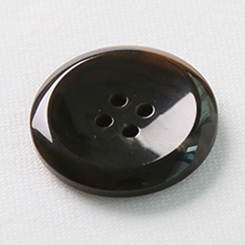 HR빅버튼 천사테 단추 28mm, 다크브라운, 8개입