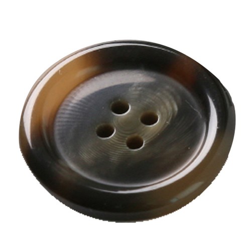 HR빅버튼 플러스 단추 28mm, 연브라운, 12개입