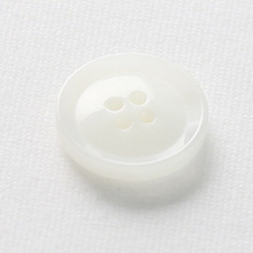 HR빅버튼 호각 단추 21mm, 화이트, 8개입