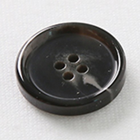 HR빅버튼 MD 단추 21mm, 블랙, 4개입