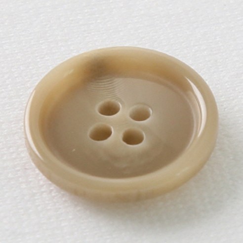 HR빅버튼 워킹 단추 18mm, 카키베이지, 12개입
